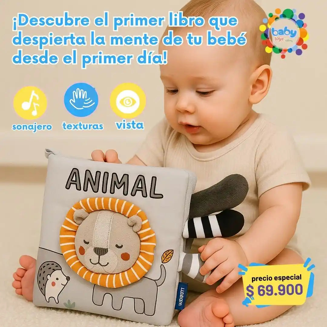 DIDAC Libro Sensorial Estimulacion Bebes