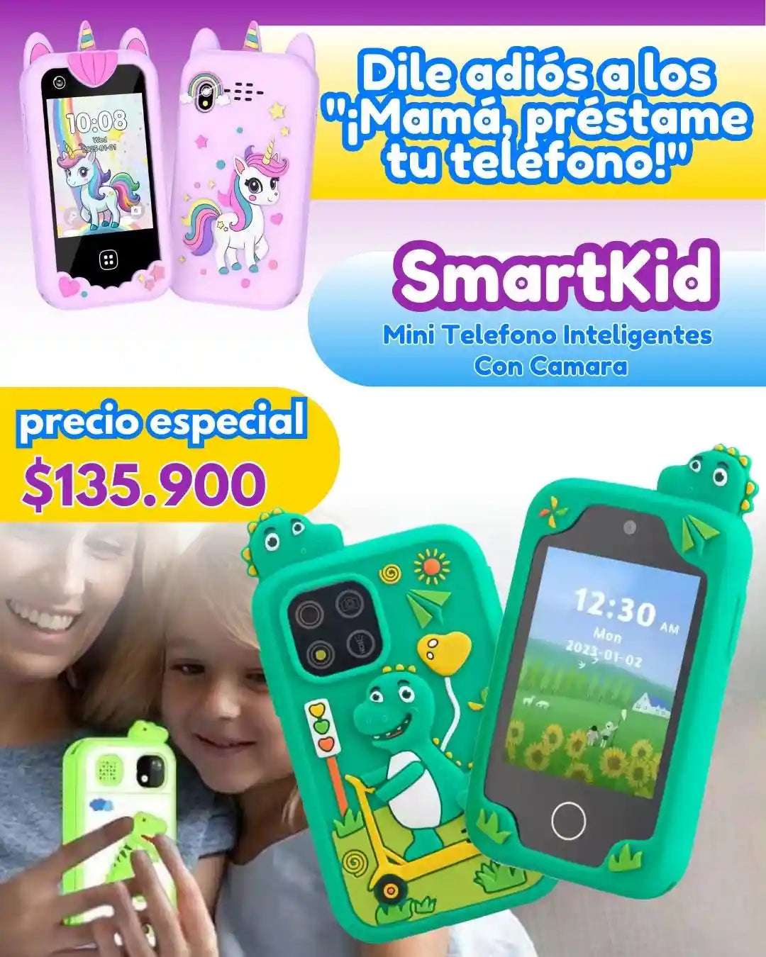 SmartKid Mini Telefono Inteligentes ultraresistente