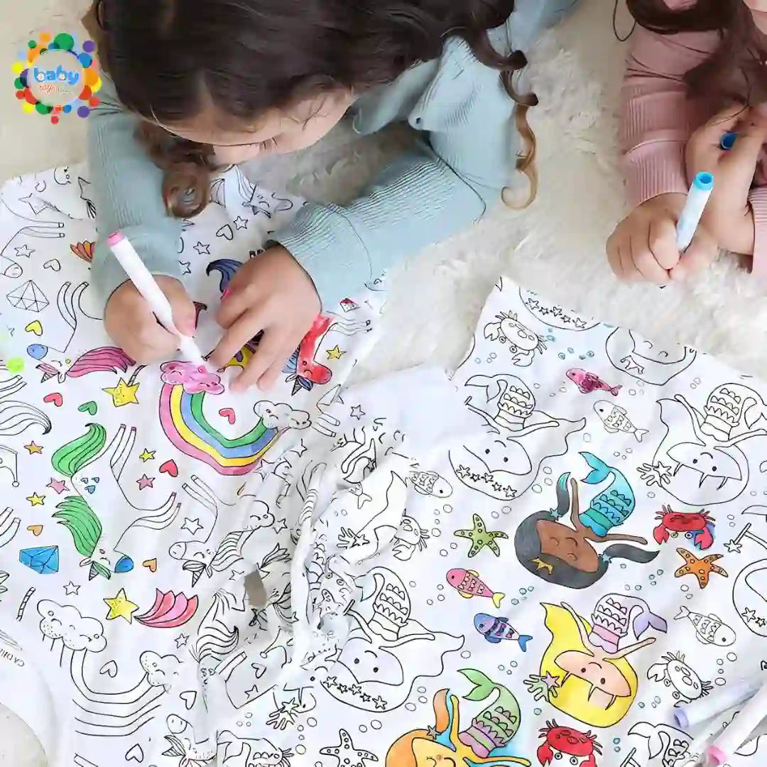PIJAMA MÁGICA- Para niños y Niñas - Grátis Marcadores Lavables
