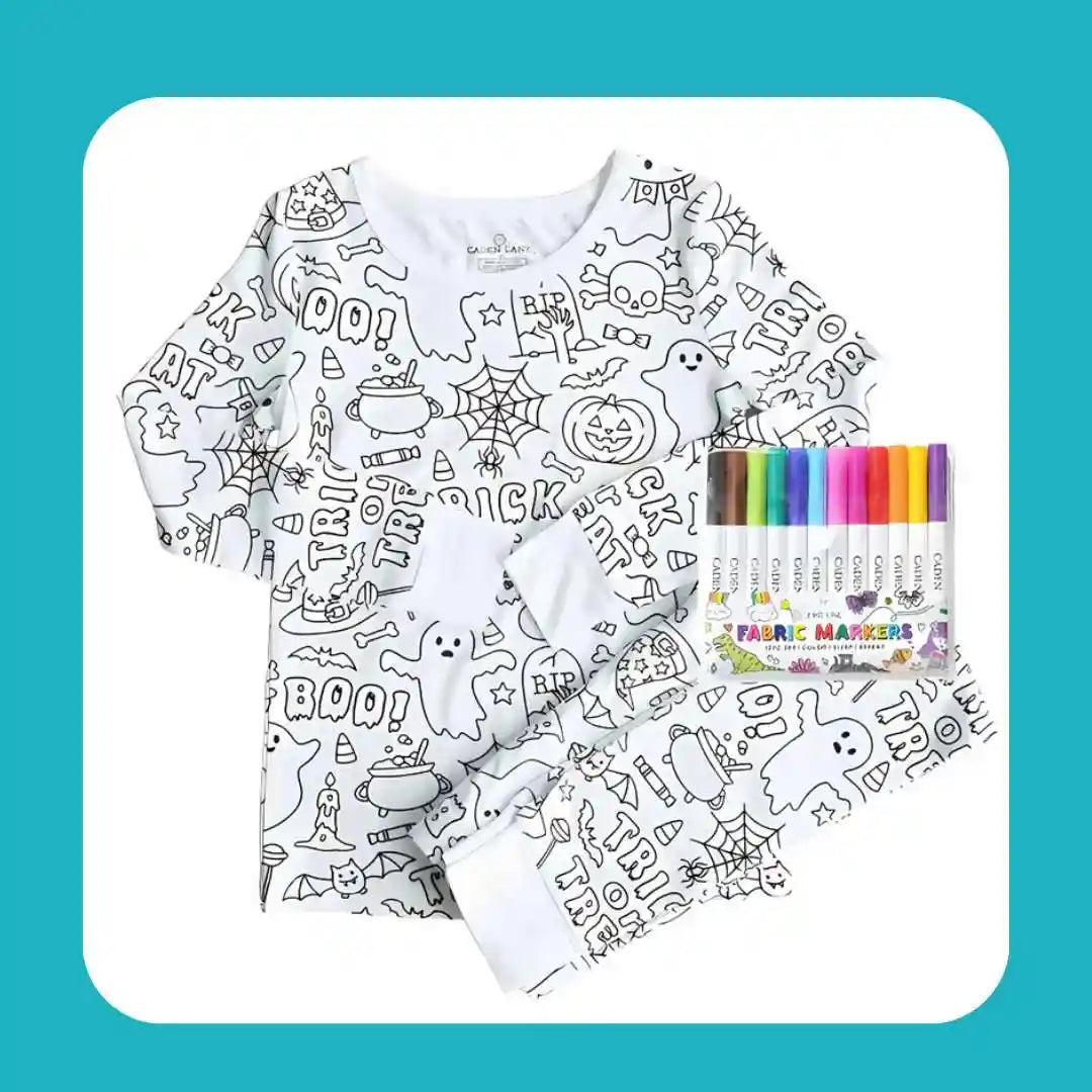 PIJAMA MÁGICA- Para niños y Niñas - Grátis Marcadores Lavables