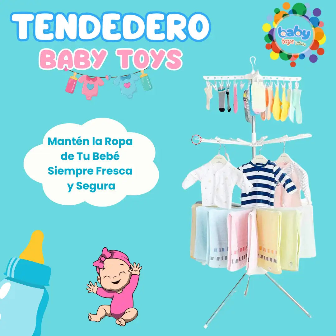 tendedero plegable bebe