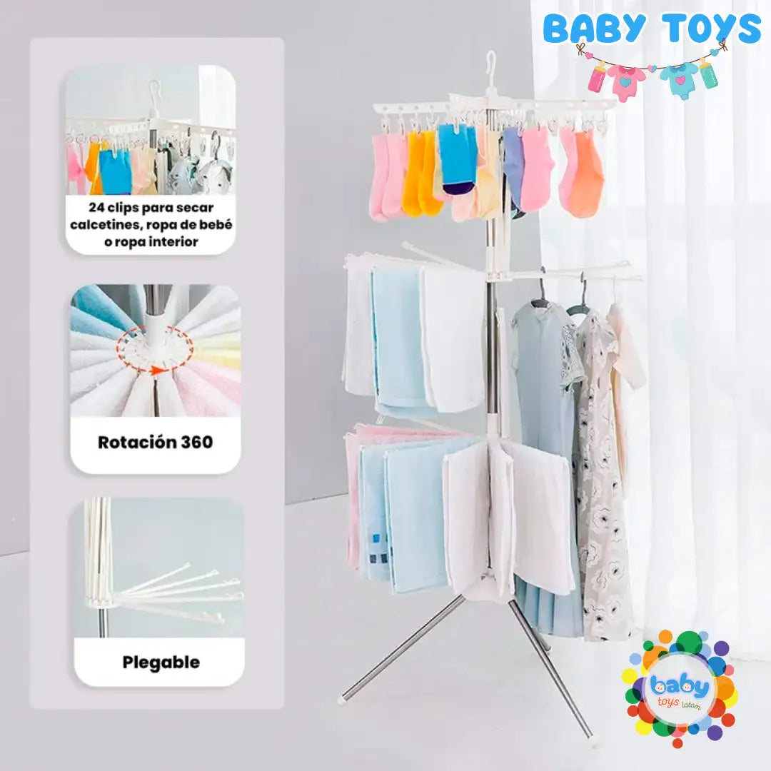 tendedero plegable bebe