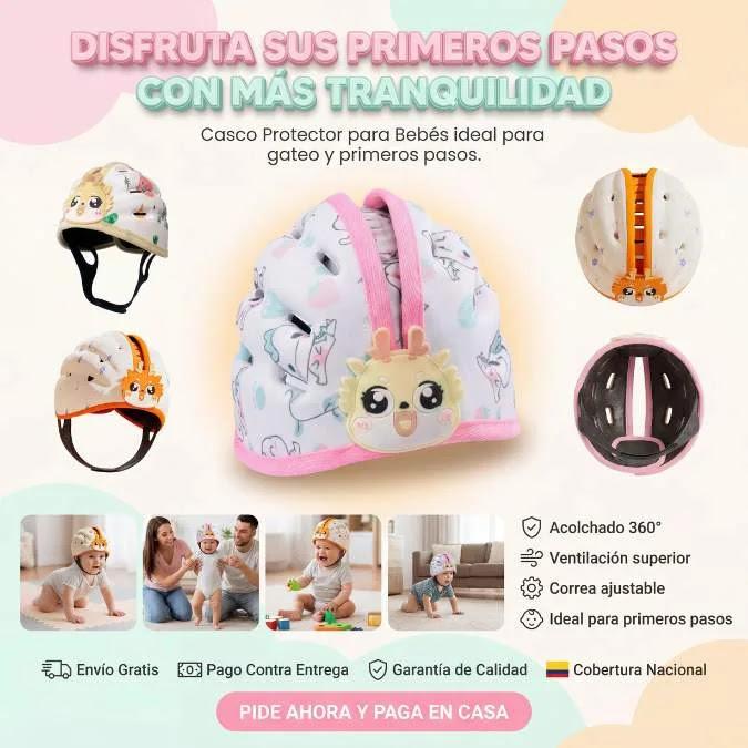 ProtecBaby™ 💛 Diseñado para amortiguar golpes y darle más confianza a tu pequeño mientras gatea y camina.