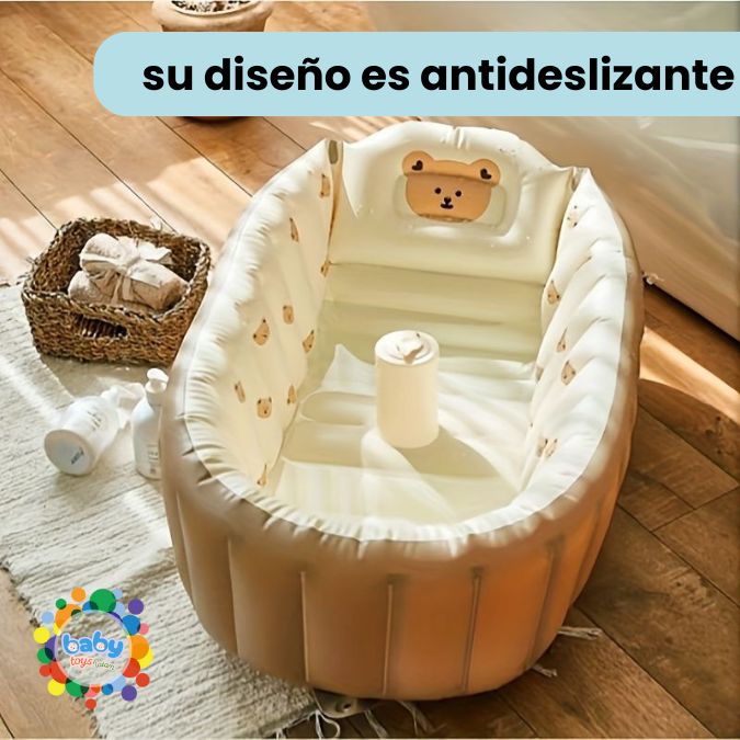 Bañera inflable para bebes - Mas Grande Mas Alta Mas Seguridad