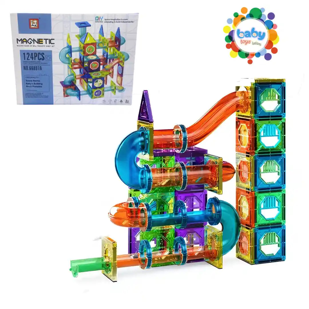 BLOQUES MAGNETICOS 🧒Un Juguete STEM que Crece con tu Hijo🧠