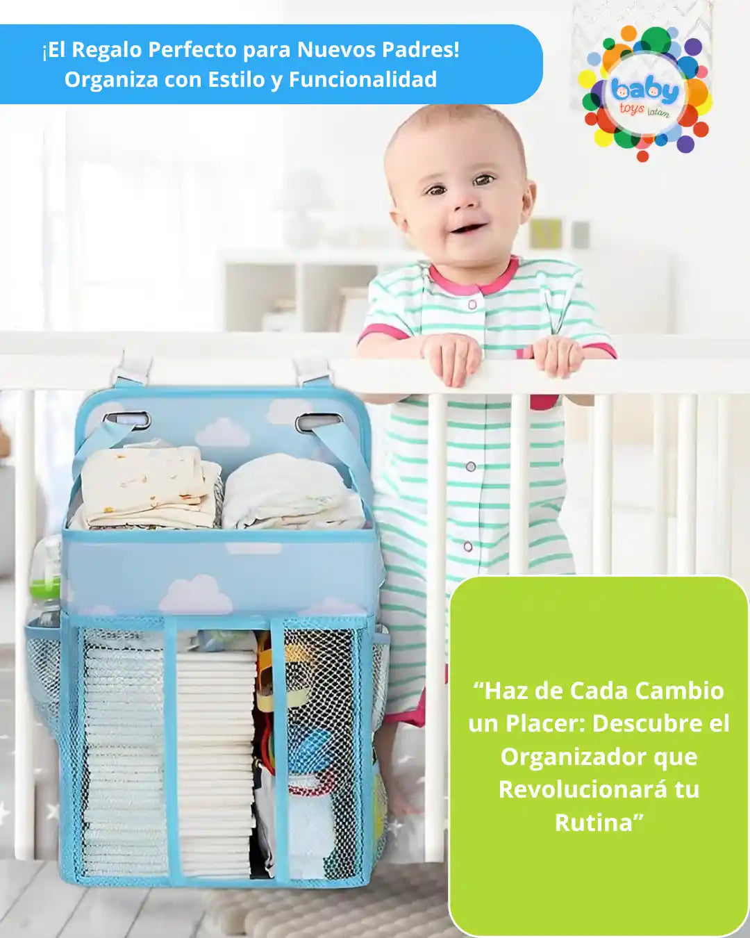 ORGANIZADOR DE PAÑALES PARA BEBE