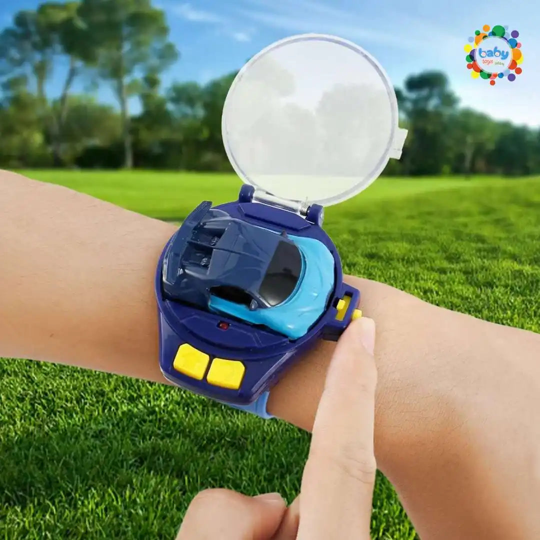 RELOJ CON COCHE A CONTROL REMOTO