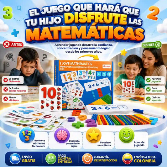 Kit Educativo de Matemáticas 🧠 Convierte los números en una experiencia divertida