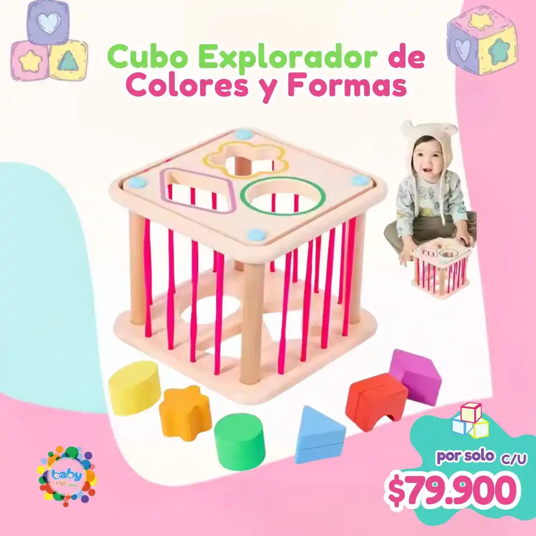 Cubo Explorador de Colores y Formas