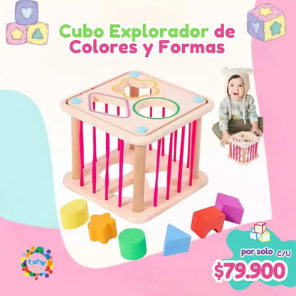 Cubo Explorador de Colores y Formas