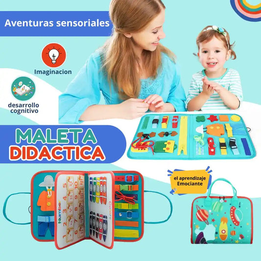 🌈MALETA DIDACTICA AVENTURA SENSORIAL🧠