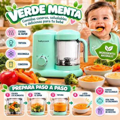 Procesador de Alimentos para Bebés 4 en 1 – Prepara sus papillas sin tanto enredo 🥣