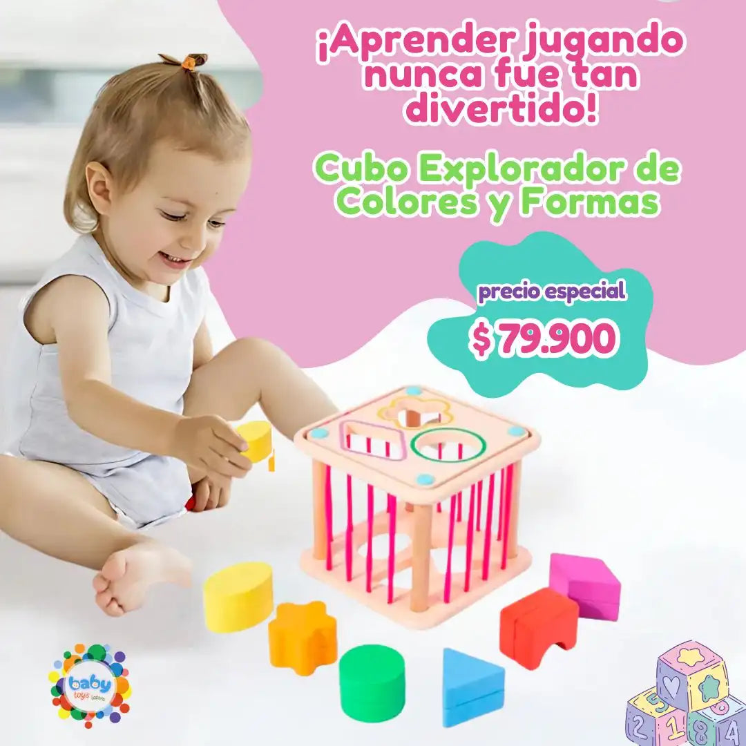Cubo Explorador de Colores y Formas