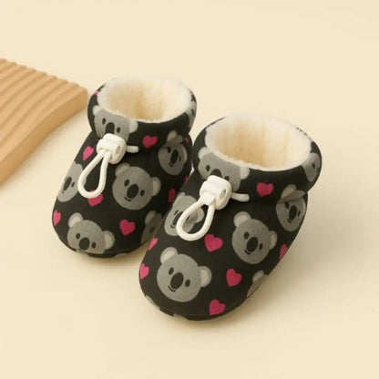 Botas de piel cálidas para bebé