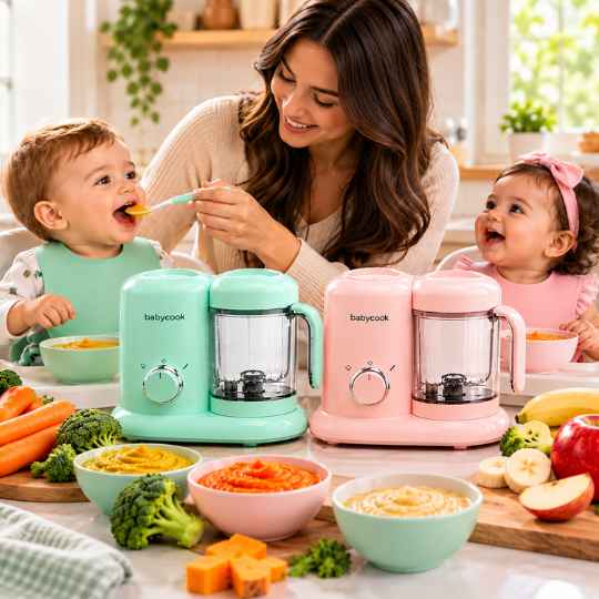 Procesador de Alimentos para Bebés 4 en 1 – Prepara sus papillas sin tanto enredo 🥣