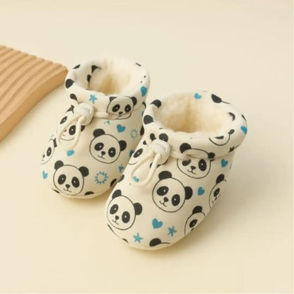 Botas de piel cálidas para bebé