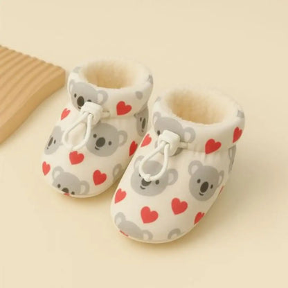 Botas de piel cálidas para bebé