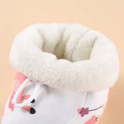 Botas de piel cálidas para bebé