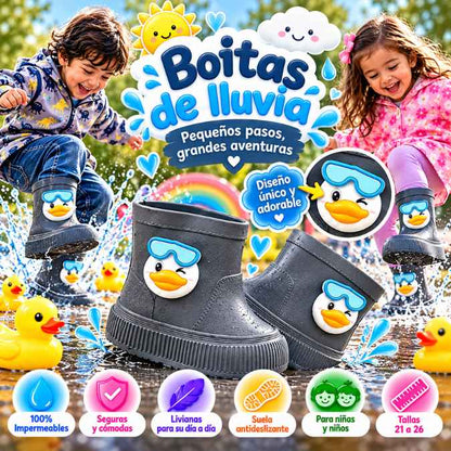 Botitas de Lluvia Patito™ – Pequeños Pies Protegidos, Grandes Aventuras
