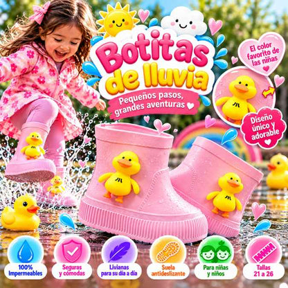 Botitas de Lluvia Patito™ – Pequeños Pies Protegidos, Grandes Aventuras