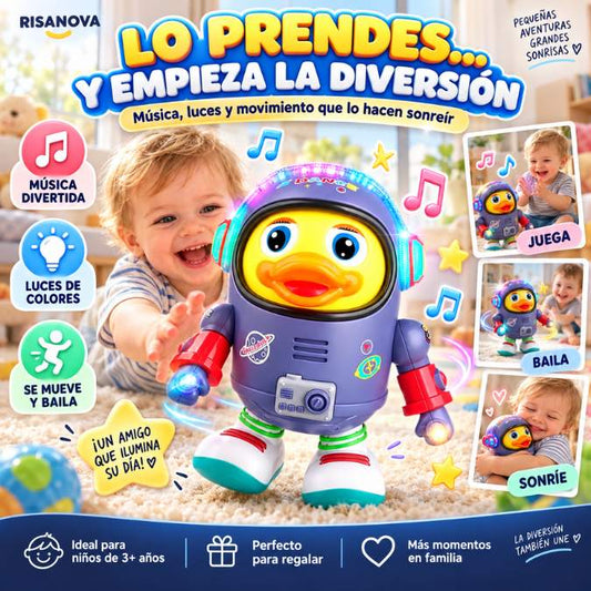 Pato Bailarín Musical – Luces y Movimiento para Más Diversión
