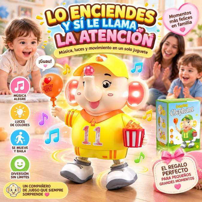 TrompiGo™ – El Juguete que se Mueve, Ilumina y Hace el Juego Más Divertido