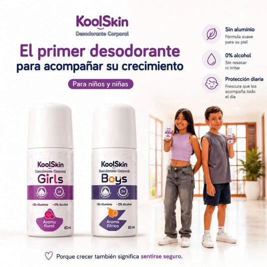 KOOLSKIN -El desodorante natural pensado para chicos que están creciendo