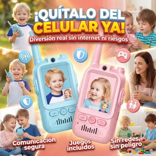Celular Infantil x2 con Video Llamada real y Juegos