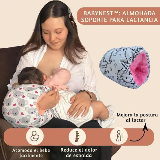BABYNEST™: ALMOHADA SOPORTE PARA LACTANCIA