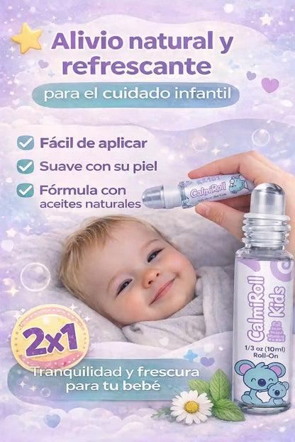CalmiRoll Kids Fórmula con aceites esenciales naturales - 🔥HOY pague 1 lleva 2🔥