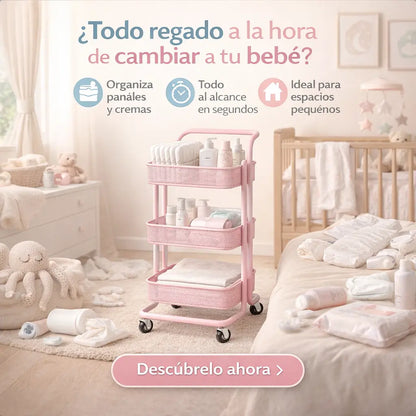 CARRITO ORGANIZADOR PARA BEBE👶100%metalico