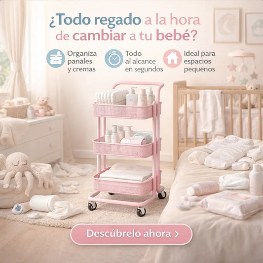 CARRITO ORGANIZADOR PARA BEBE👶100%metalico