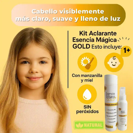 ✨KIT Gold Esencia Aclaradora Kids🌞