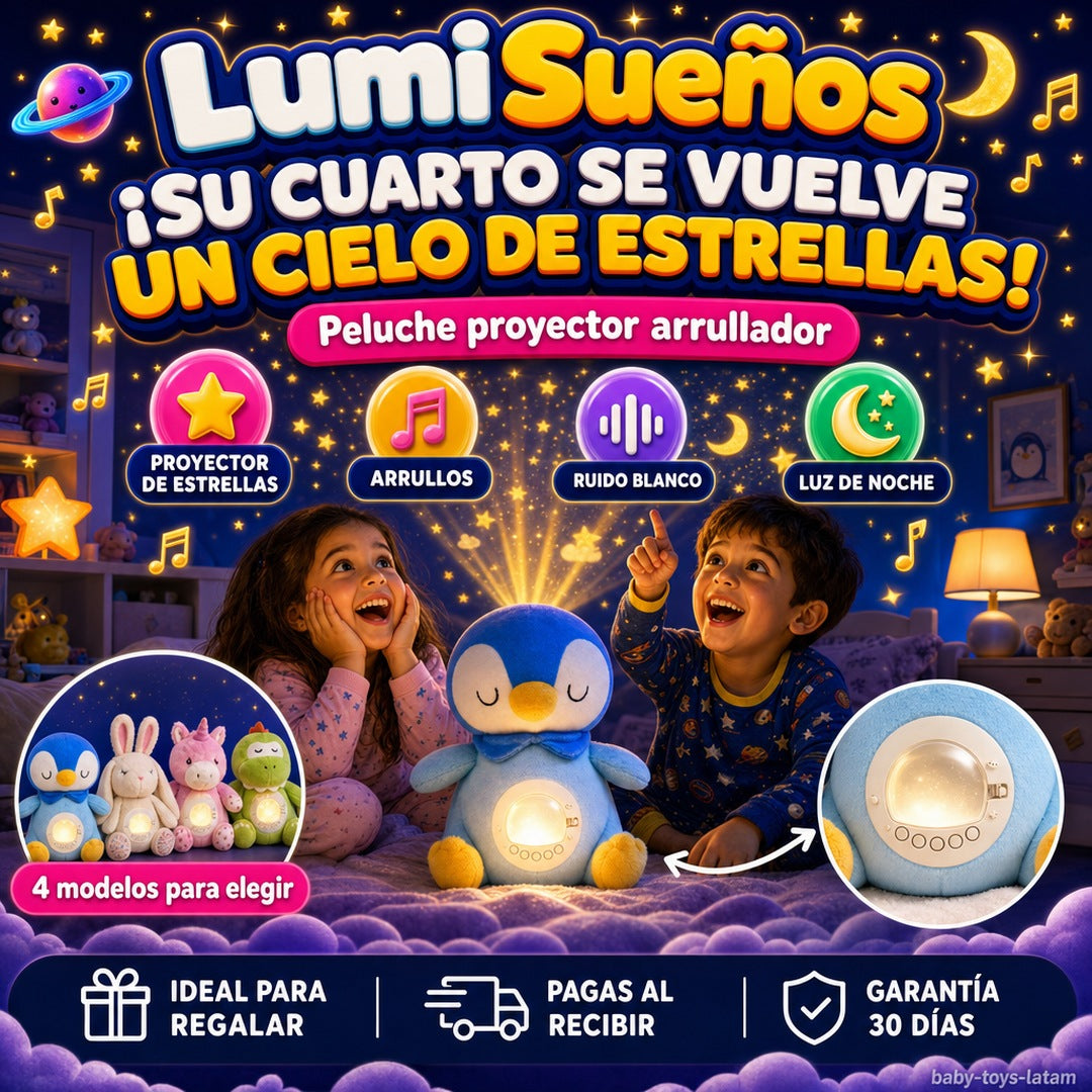 LumiSueños peluche proyector arrullador