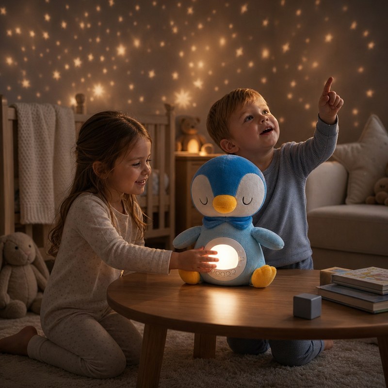 LumiSueños peluche proyector de estrellas