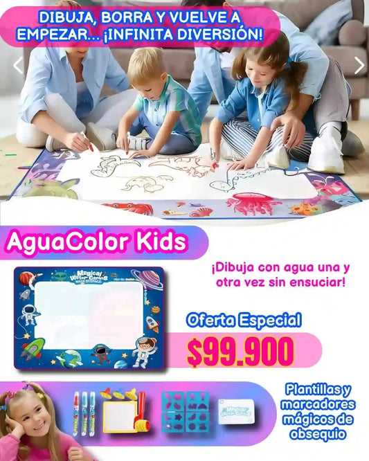 AguaColor Kids Tapete De Dibujo De Agua